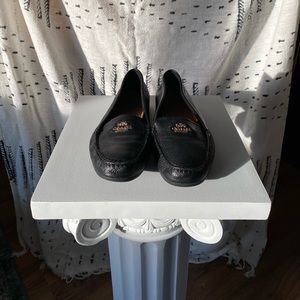 Coach Black Leather Loafers